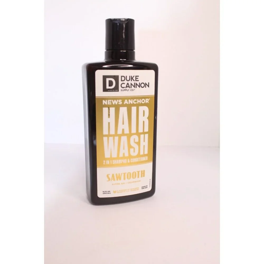 Duke Cannon Sawtooth Hair Wash 2 in 1 Shampoo &‎ Conditioner 14 fl oz. New
